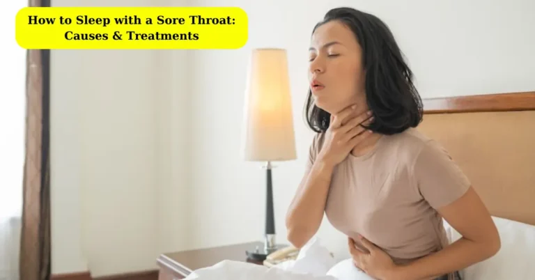 How to Sleep with a Sore Throat